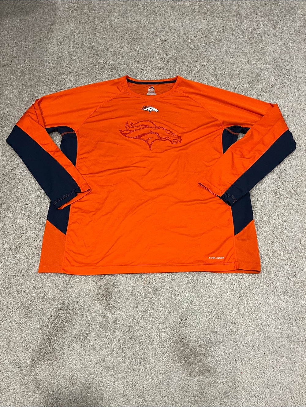 Majestic NFL Denver Broncos Cool Base Long Sleeve T-Shirt